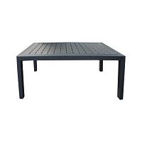 Стол пластиковый большой Decorona ДеРотанг 1532х789х701мм теплый орех ING6184
