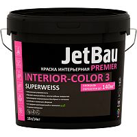 Краска акриловая JetBau ПРЕМЬЕР ИНТЕРЬЕР-КОЛОР 3 14 кг (44шт в палете)