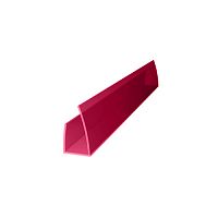 Профиль поликарбонатный ROYALPLAST UP торцевой 8мм Гранат; 2.1м
