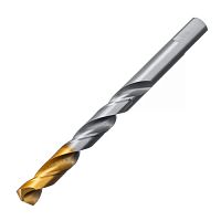 Сверло спиральное по металлу 11х142 мм Denzel Р6М5, Golden Tip арт.718243