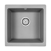 Мойка GranAlliance G-28 (410 х410мм.) графит с сифоном