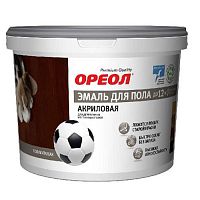 Эмаль для пола акриловая полуматовая Ореол золотисто-коричневый 2,3 кг (7429)
