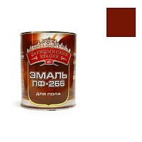 Эмаль для пола ПФ-266 Царицынские краски красно-коричневая 1,8 кг