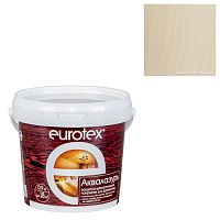 Защитно-декоративный лак для дерева EUROTEX Аквалазурь ваниль 0,9 кг (81909)