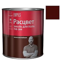 Эмаль для пола Расцвет красно-коричневый 2,7 кг (4354)