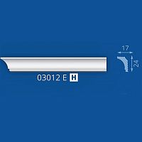 Плинтус потолочный FORMAT 03012Е (240 шт) 2 м