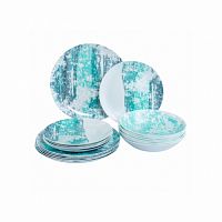 Столовый набор DIWALI ACCTIT TURQUOISE 18 предметов арт.V9710