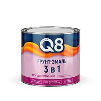 Грунт-эмаль по ржавчине Formula Q8 желтая 1,8 кг