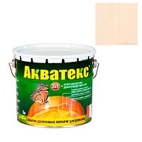 Защитно-декоративное покрытие для древесины Акватекс текстурное покрытие ваниль 2,7 л (18116)