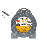 Леска для триммера Rezer Ultra-pro TRI-TWIST 3.0мм 25м Rezer