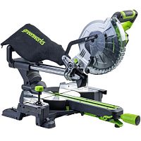 Торцовочная пила GreenWorks GD24MS216, 24v б/щ 4800 об/мин, рез 65х310 мм, без АКБ и ЗУ (1501707)