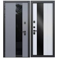 Дверь металлическая климатическая 7024 Ferroni Luxor Termo 5 Light 860 леваяХ