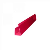 Профиль поликарбонатный ROYALPLAST UP торцевой 6мм Гранат; 2.1м