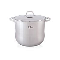 Кастрюля 13,6 л Lara LR02-44 28x23 см капсулированное индукц дно крышка из стали нерж сталь