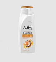 ACTIVE ШАМПУНЬ ПИТАТЕЛЬНЫЙ CARE & BEAUTY. С КОКОСОВЫМ МАСЛОМ И ВИТАМИНОМ B5, 350 МЛ (512102054)