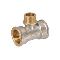 Тройник СTM переходной 3/4x1/2x3/4 гайка/штуцер/гайка CRT34M12 (50 штук)