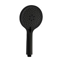 Лейка для душа GFmark массажная, круглая, черная матовая, 3 режима 6084