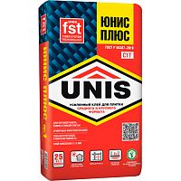 Смесь сухая клеевая UNIS Плюс (25 кг)(1поддон-48шт)