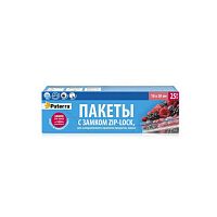Пакеты для замораживания и хранения продуктов Paterra с замком 25шт в уп. 1л, толщ.40мкм (109-194)