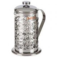 MALLONY OLIMPIA, 800 МЛ, ИЗ ЖАРОПРОЧНОГО СТЕКЛА, В КОРП ИЗ НЕРЖ СТ, T046-800ML (950092)