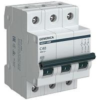 Автоматический выключатель ВА47-29М 3P 40А 4,5кА C GENERICA MVA21-3-040-C-G