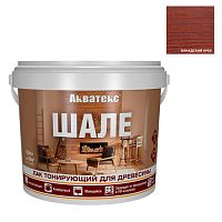 Лак тонирующий для древесины Акватекс Шале канадский орех 0,9 кг (20686)