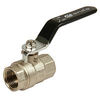 Кран шаровой для воды ONDO 1/2" г/г рычаг, никель (120 шт)