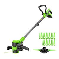 Триммер аккумуляторный Greenworks 24В ST3002, 30 см, c 1хАКБ 2Ач и ЗУ (ST3002UA)