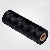 Нить РФВ крученая капр. 3-х пр. черная L=200m D=1,1mm уп.20 шт г.Рязань