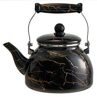 EM-1346 Чайник эмалированный с керамической ручкой 3,0л."Marble"(8)