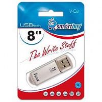 SMARTBUY (SB8GBVC-S) 8GB V-CUT SILVER